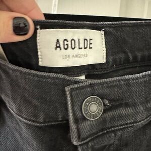 AGOLDE NEW WITH TAGS BLACK JEANS SIZE 31